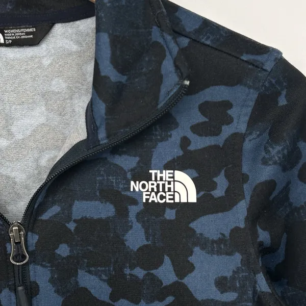 The North Face Jacket Women's Camo Cinder Full Zip Hiking Gorpcore Blue Black‎ S - Image 4