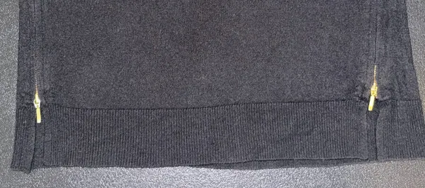 Banana Republic Black Side Zip Long Sleeve Sweater‎ Size S - Image 8