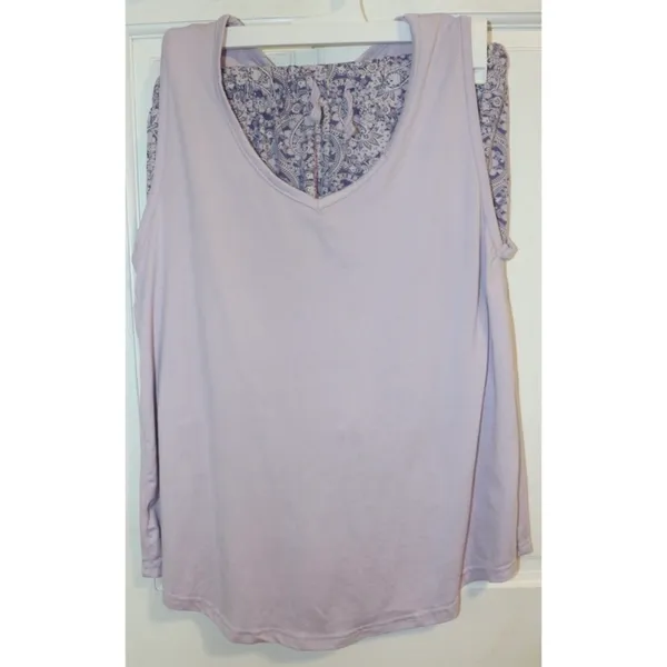 Berkley Jensen Paisley Print Three Piece Pajama Set - Image 3