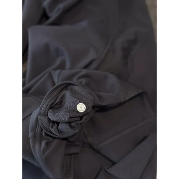 Lululemon Women Leggings Black Wunder Under Pants High Rise Tight Pull On Size 6 - Image 3