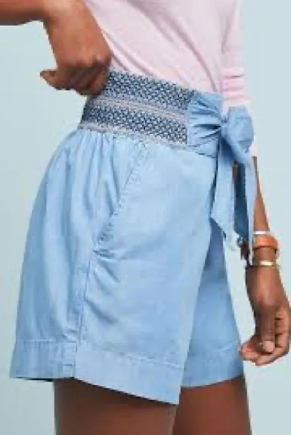 Anthropologie aloha tie front shorts - Image 3
