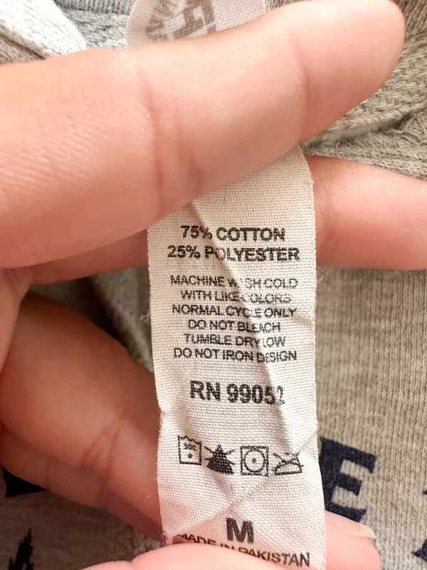 Mystic Falls Hoodie Gray Size M - Image 3