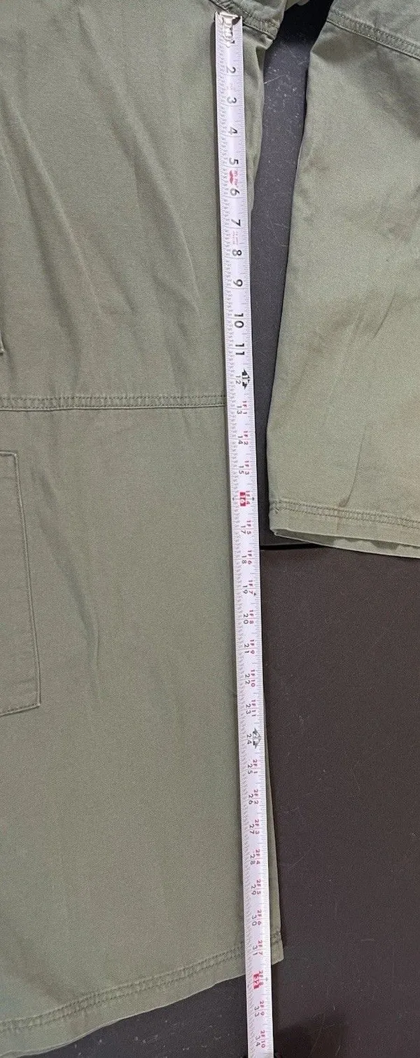 Aeropostale Aero Utility Cargo Pants Women XL Green Y2K Straight Leg Relaxed NWT - Image 11