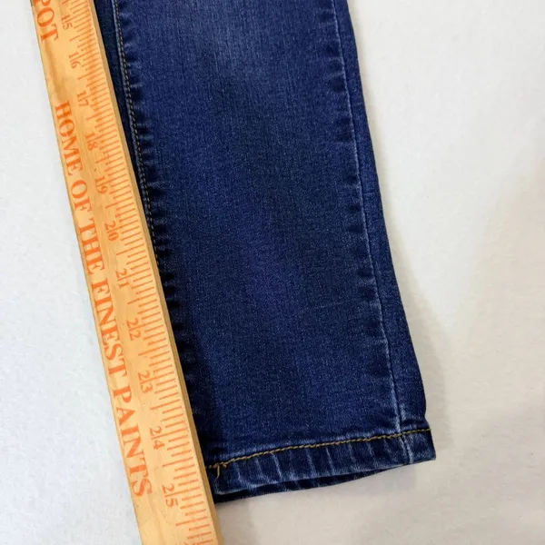Haute Mama Maternity Skinny Jeans Womens Size S Blue Stretch Distressed Denim - Image 8