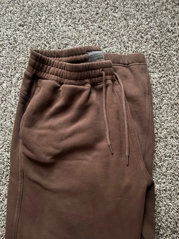 Brown Abercrombie Sweatpants - Image 3