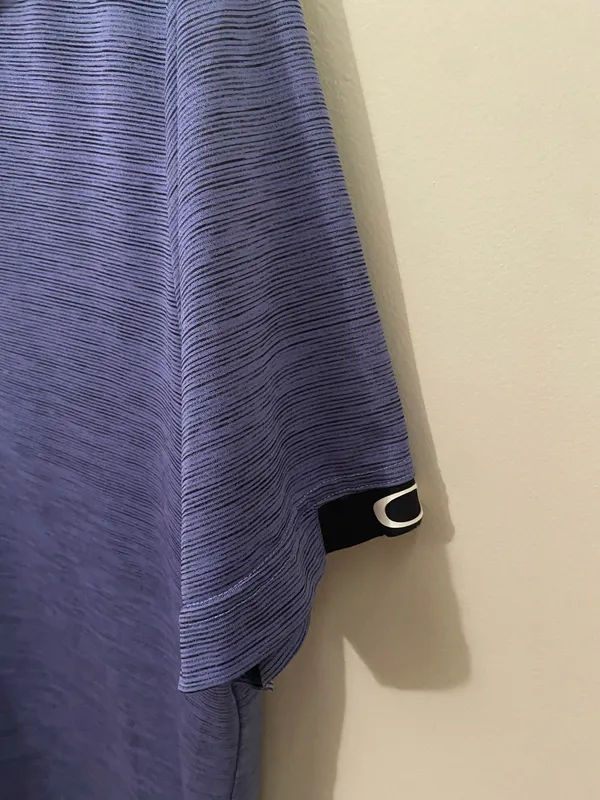 Oakley Men's Heathered Periwinkle Polo - Image 4