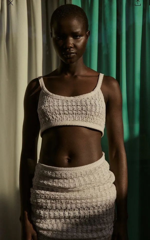 ZARA Knit Crop Top - Image 4