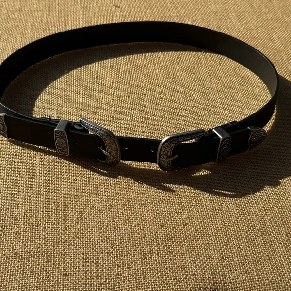 BKE Double Buckle Western Belt Size Small - Image 4