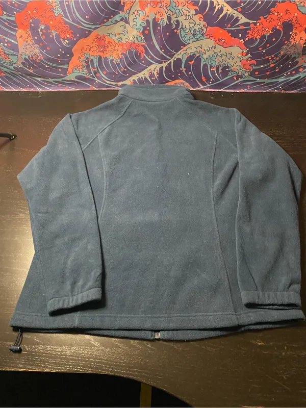 Columbia Navy Full-Zip Lightweight Fleece Jacket - Image 6