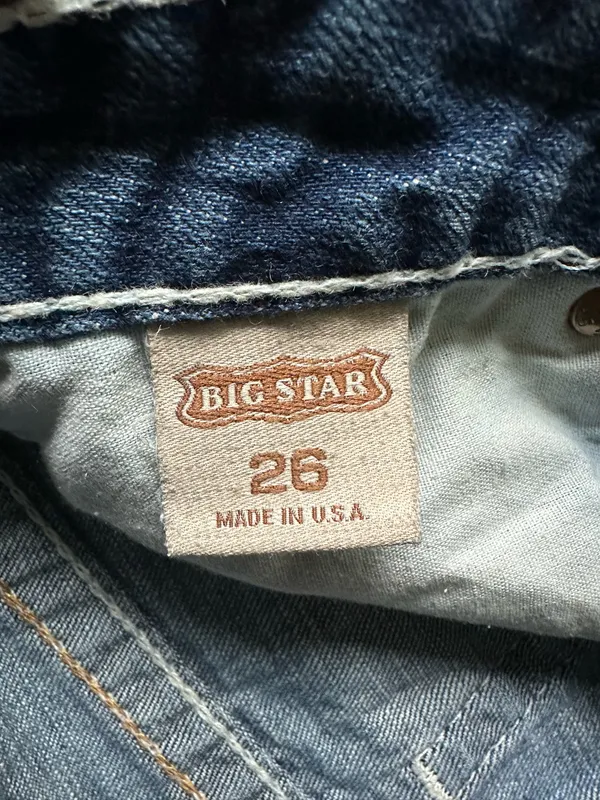 Vintage Big Star Denim Mini Skirt - Image 8