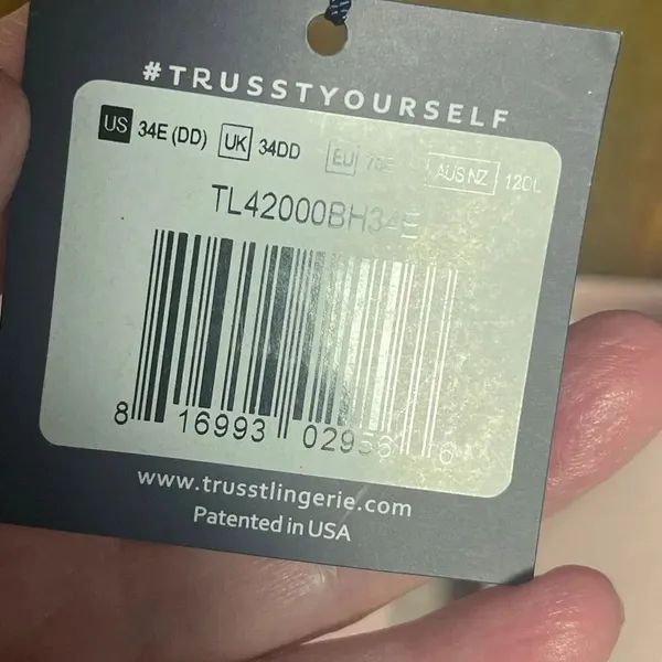 NWT Trusst lingerie underwire padded size 34E(DD) bra - Image 4