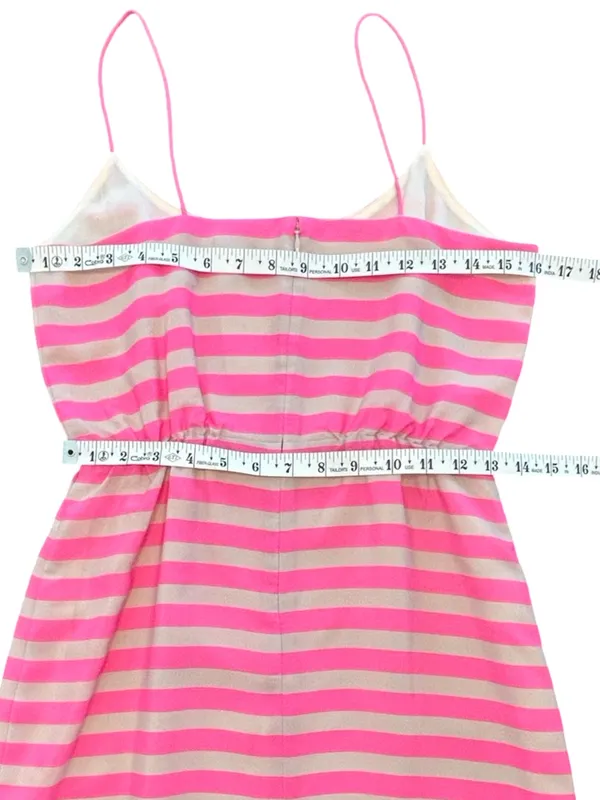 J.Crew pink beige horizontal striped Y2K preppy Barbiecore Ivy League NWT size 0 - Image 8