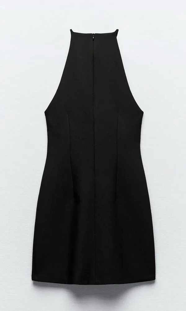 Jewel Bow Mini Dress - Image 5
