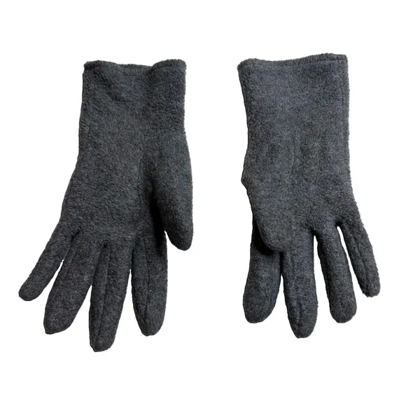 Grey Gray Fleece Womens Gloves Winter Cold weather Gear In good conditon. - Image 2