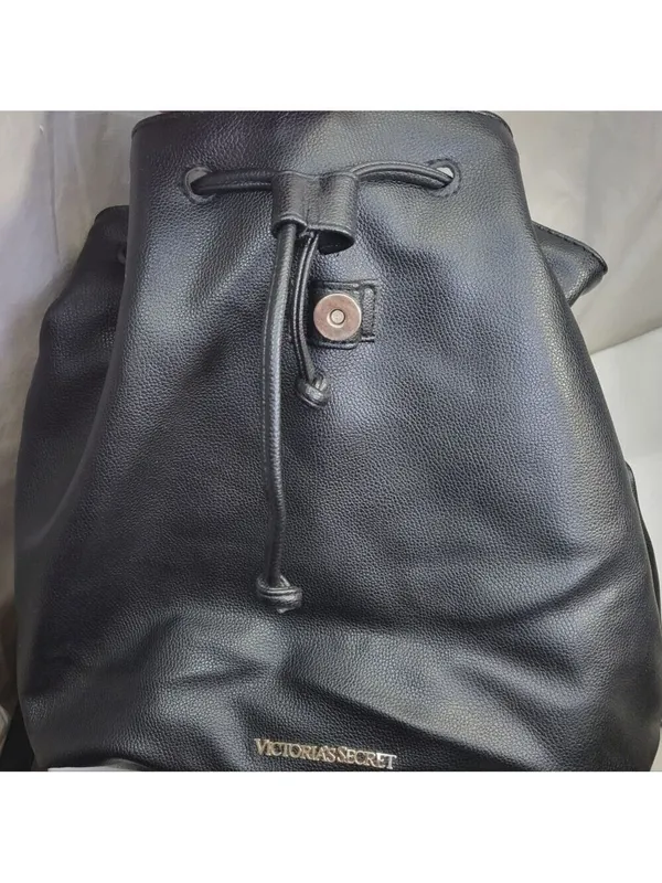 Victoria's Secret Drawstring Backpack Purse - Image 4