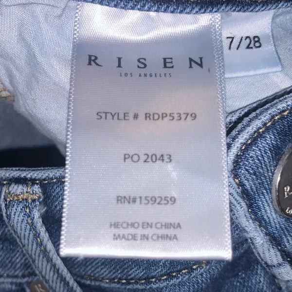 Risen Jeans Relaxed High Waist Stretch Jeans 7/28 - Image 11