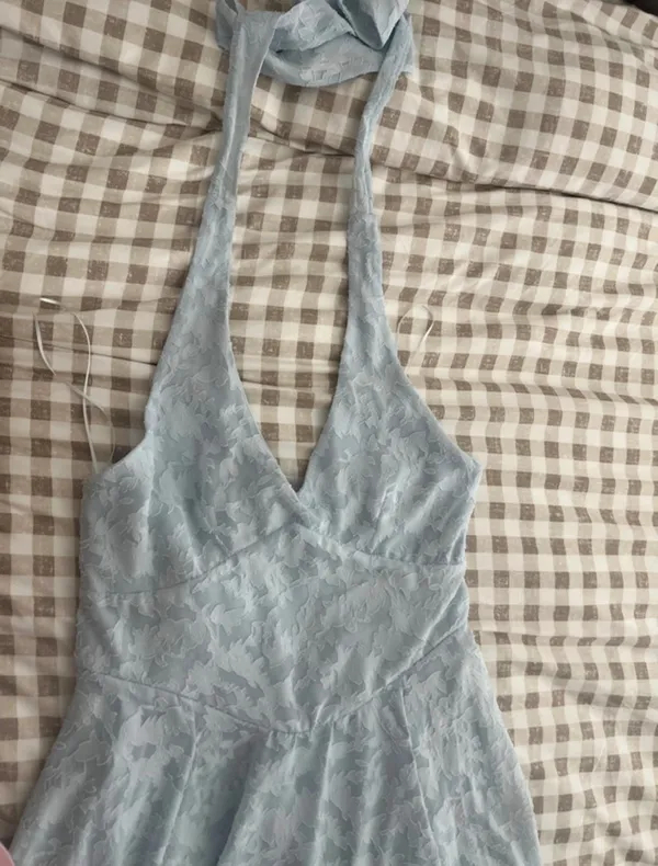 Versona Blue Maxi Dress - Image 2