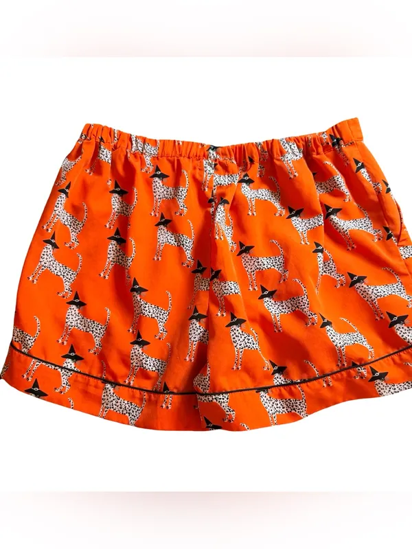 🎃🐆 Bouffants & Broken Hearts Halloween PJ Set — Size Small - Image 8