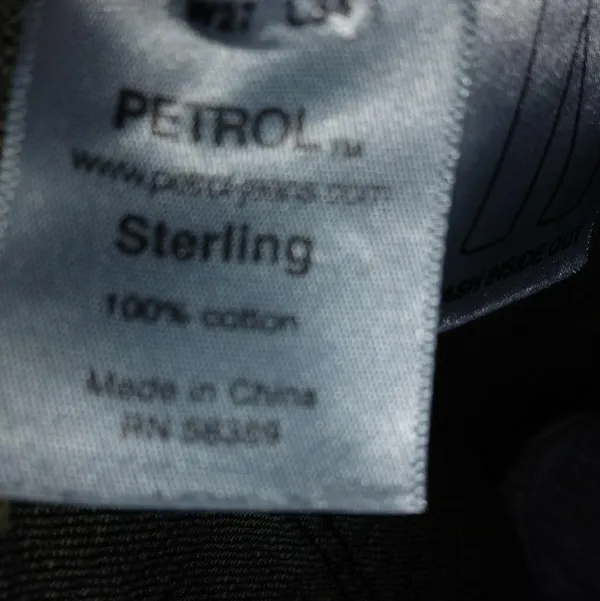 Petrol Sterling 31x33.5 Low Rise Bling Cross Wing Jeans - Image 6