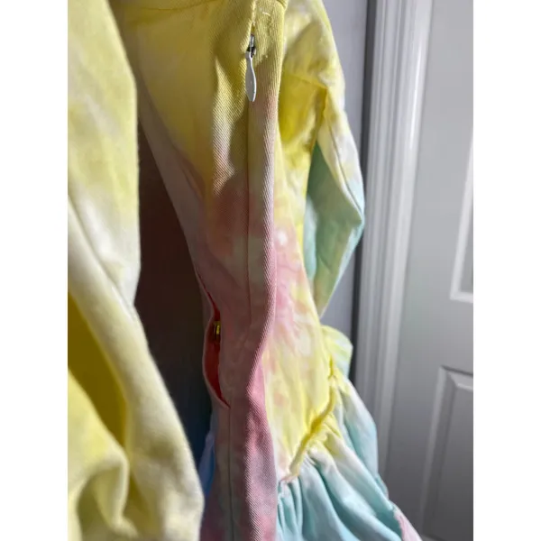 LoveShackFancy Chai Mini Dress Tie-dye boho fairy whimsy Sz 2 - Image 11