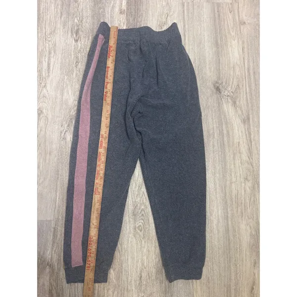Free People Blue Monday Fleece Joggers in Valley Girl Colorway Side Stripe Small - Image 5