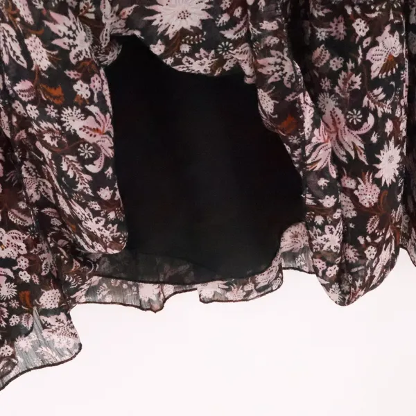 Ellos Floral Tiered Chiffon Dress‎ Size 14 Cottage Fairy Grunge Boho Romantic - Image 7