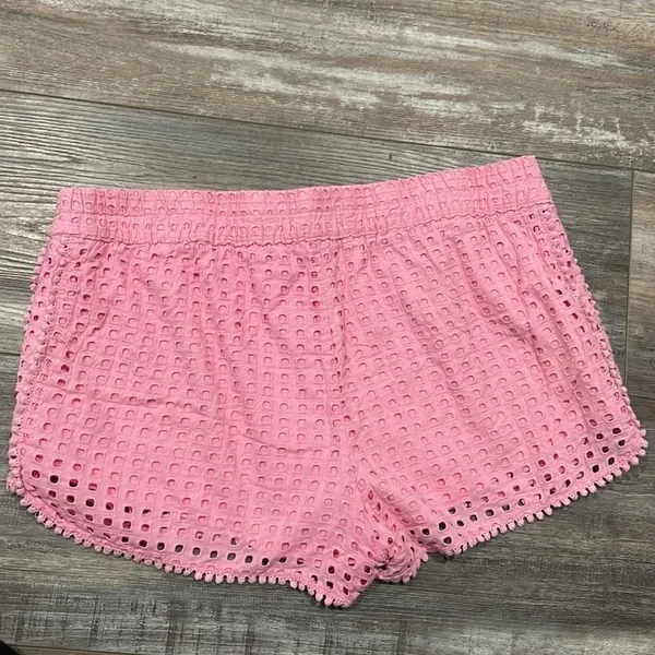 Lilly Pulitzer for Target Large Eyelet Pink Shorts Barbiecore - Image 5
