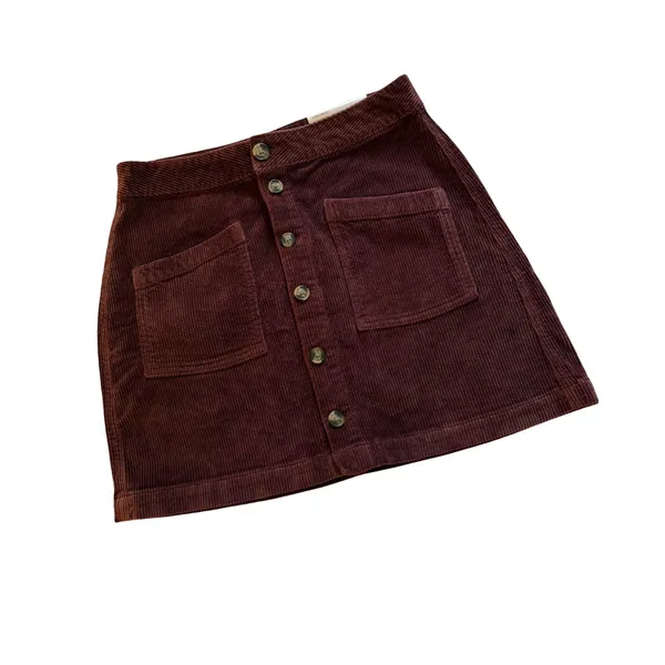 American Eagle Skirt Womens Size 4Long Brown Corduroy Short Skirt High Rise NWT - Image 10