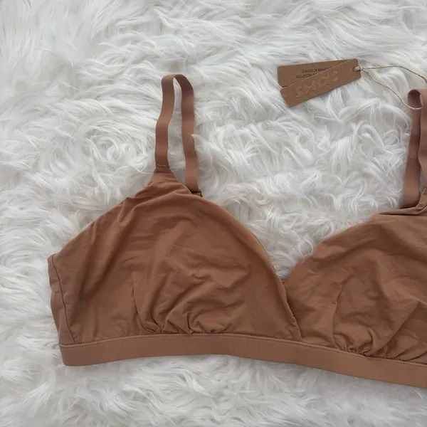 Skims Fits Everybody Crossover Bralette Ochre Size 3X - Image 3