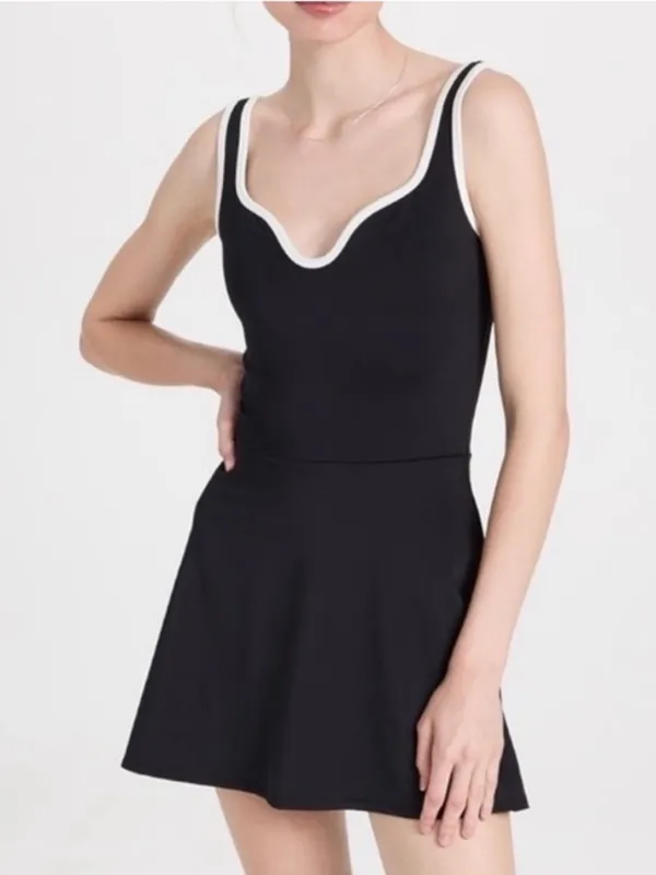 Reformation Active Milana Eco Move Dress Sweetheart - Image 3