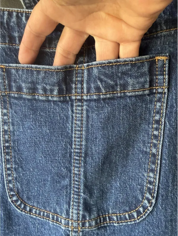 J.Crew Blue Denim Overalls Size XS - Image 6