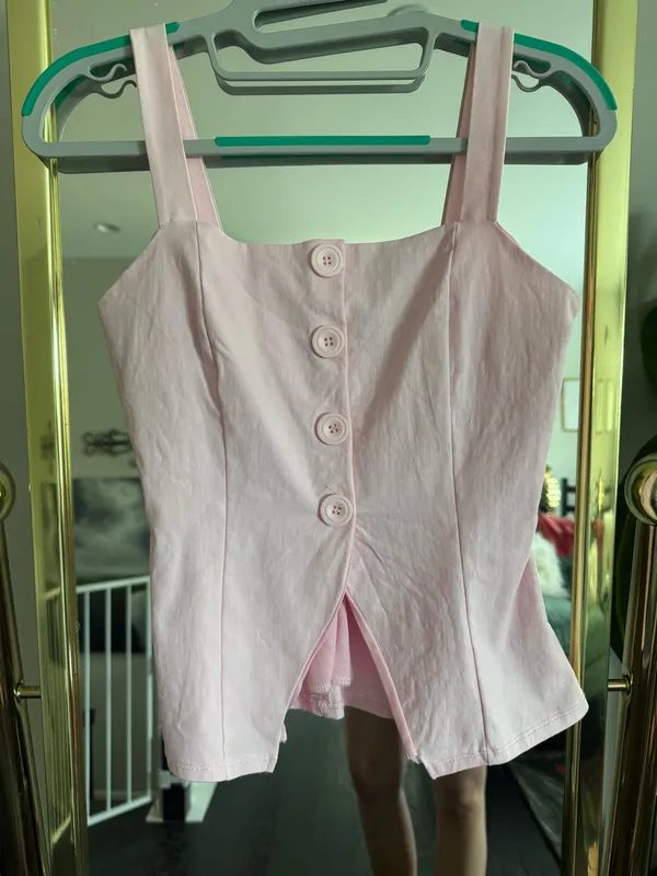 Blue Blush Vestique Pink Tank - Image 2