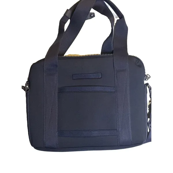 Dagne Dover Ryan Navy Neoprene Laptop Bag Work Tote 14x11” Shoulder Bag Unisex - Image 7