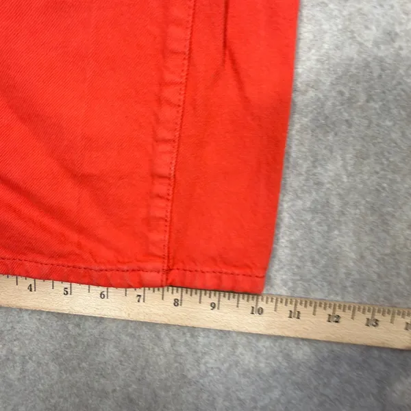 BDG Womens 27 Orange High & Wide Boho Streetwear Wide Leg Cropped Culotte Jeans - Image 10