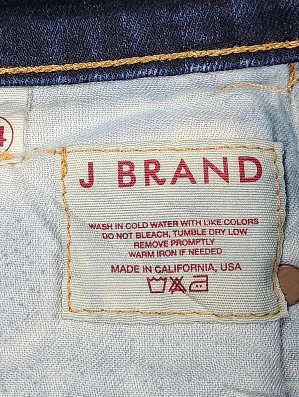 J Brand Women’s Dark Blue Flare Jeans Size 24 - Image 2