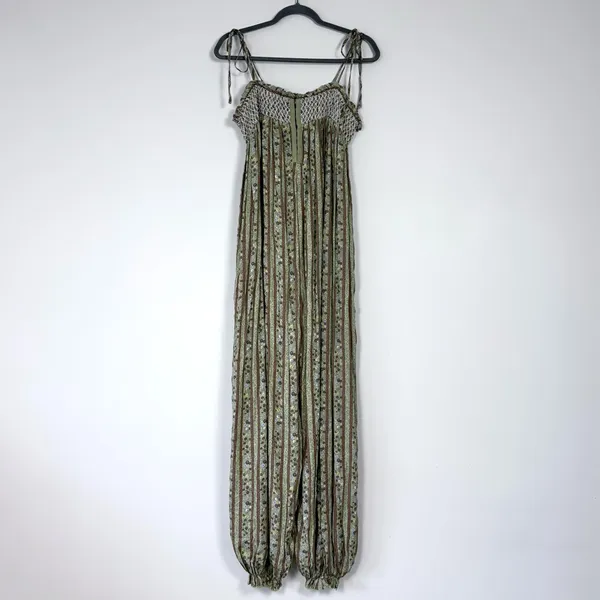 Intimately Free People Rule The World Floral Maxi Jumpsuit in Fern Combo Large - Image 8