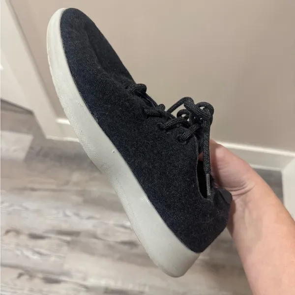 Allbirds Wool Runners Black White Women US 10 Merino‎ Sneakers WR W10 - Image 3