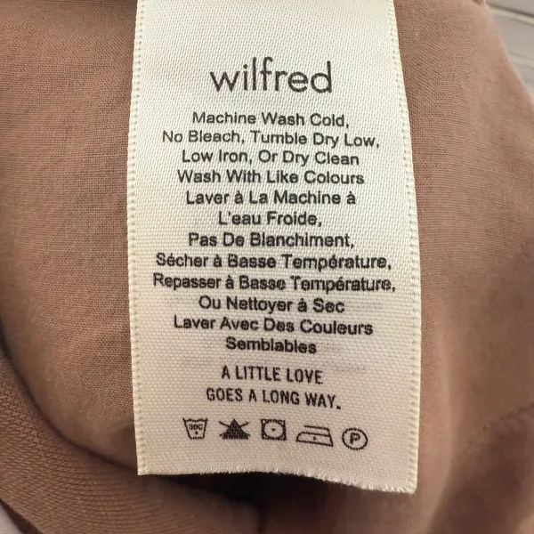 WILFRED ARITZIA Women's 8 Allant Linen Pants Cropped Waist Tie Moroccan Spice - Image 10