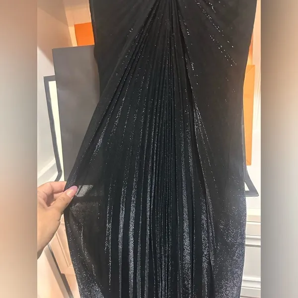 Vintage stunning black sparkly dress - Image 3