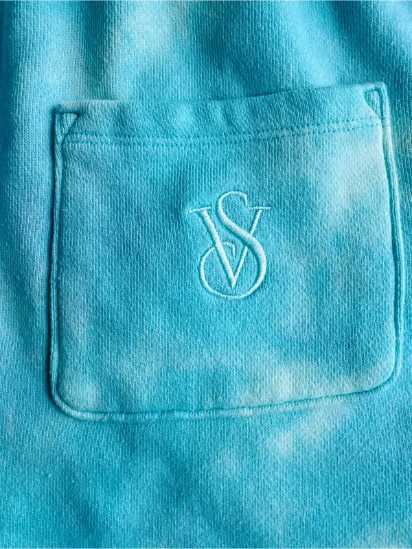 Victoria's Secret Light Aqua Athletic Lounge Pocket Shorts Size L - Image 12