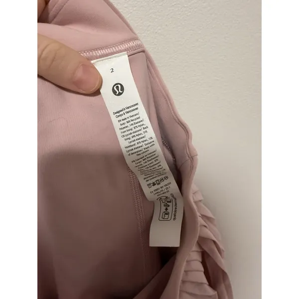 Lululemon Varsity High-Rise Pleated Tennis Skirt in Pink Haze Size 2 - Image 7