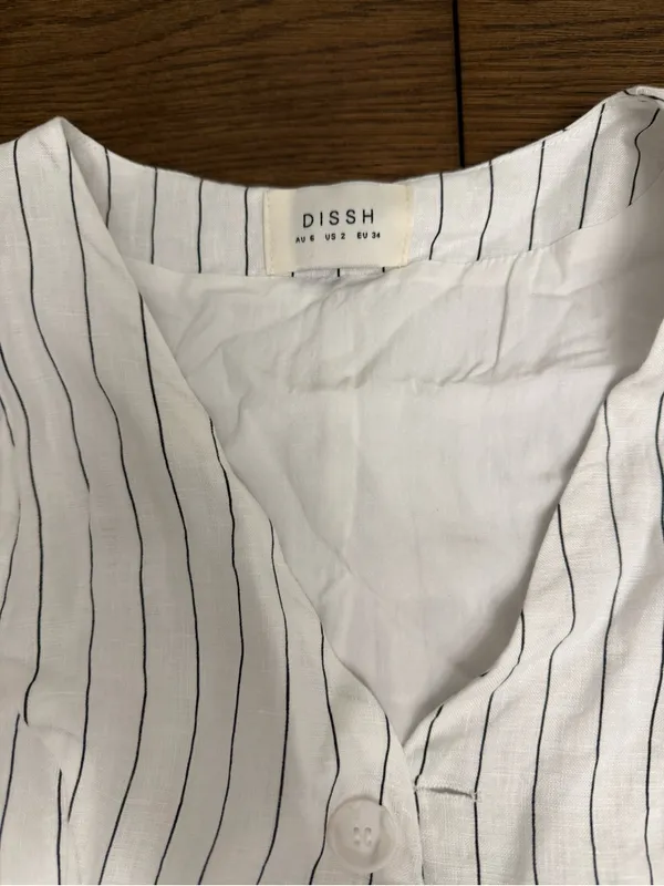 DISSH Linen Vest & Skirt Set - Image 2