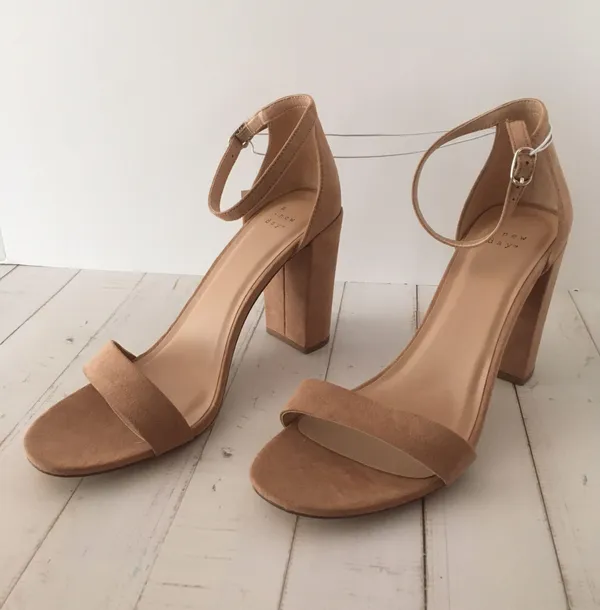 Taupe Heels, Size 11 Tan - Image 2