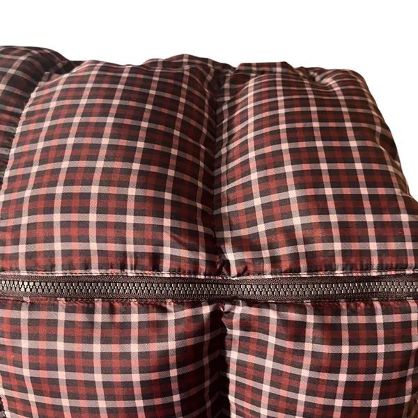 Madewell Cropped Puffer Vest in Plaid Size Medium - Image 12