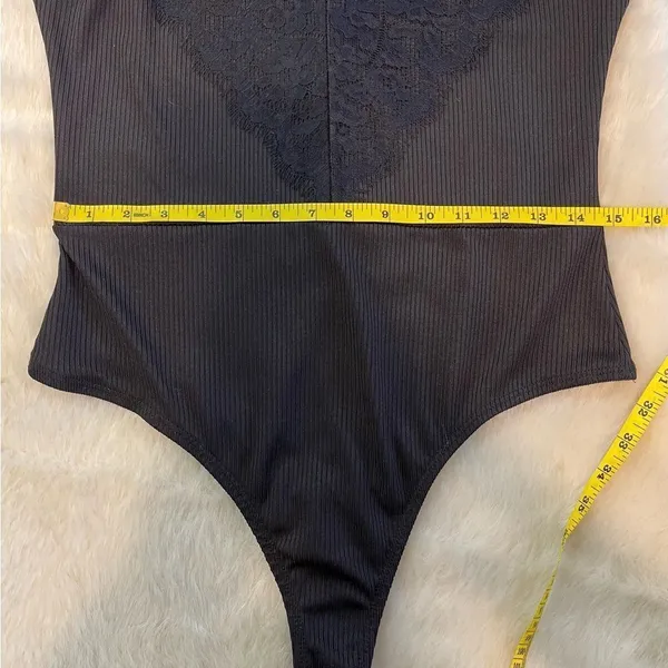 Polly Esther Lace Spaghetti Strap‎ Bodysuit - Image 6