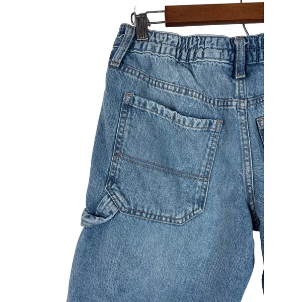 Aeropostale Baggy Jorts Women S Blue Denim Carpenter‎ Frayed Hem BMRIPK1 - Image 10