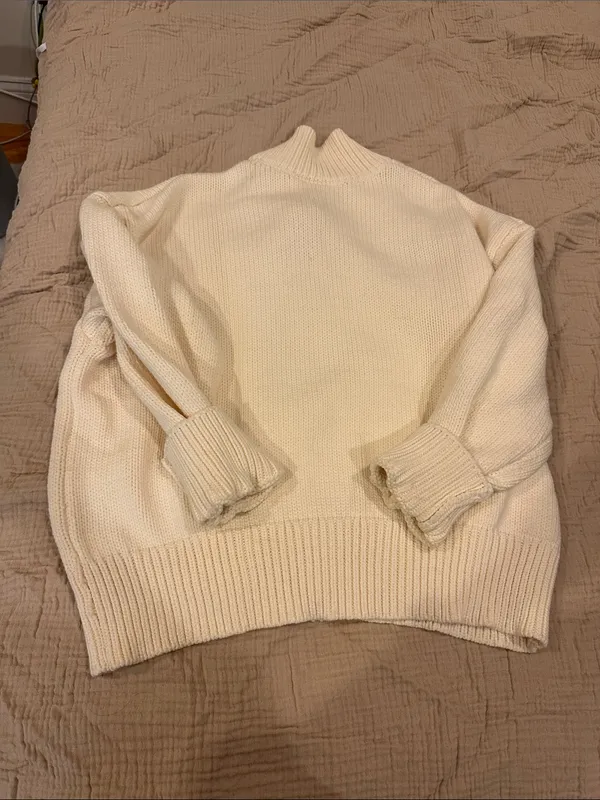 NIA chunky sweater White - Image 3