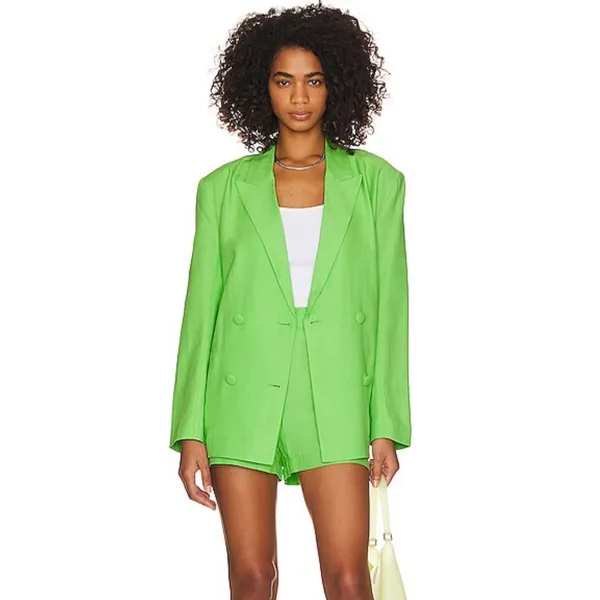 NWT STEVE MADDEN   Baldwin Blazer In Fresh Lime - Image 5