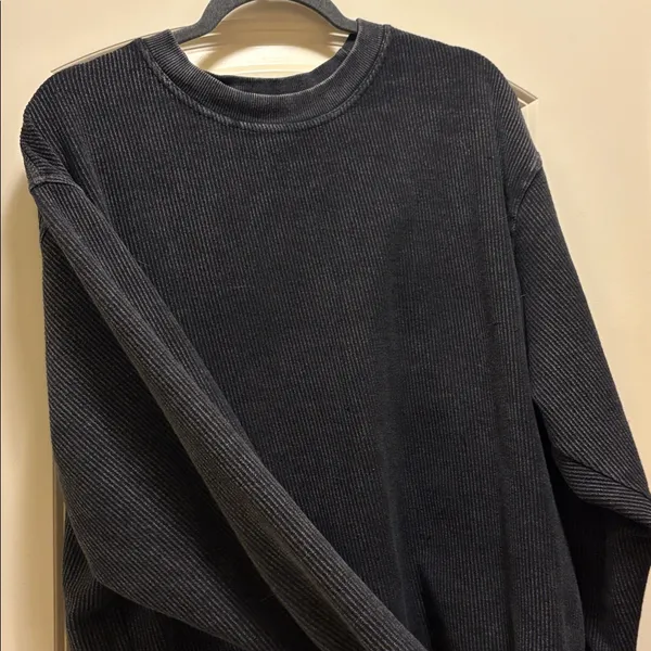 Moon Ryder Black Mineral Acid Wash 100% Cotton Pull Over Crew Sweatshirt - Image 3