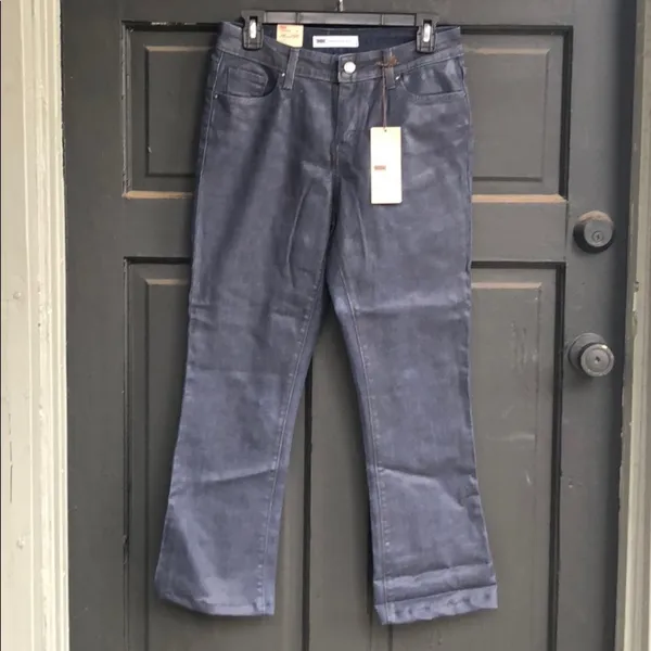 Levi's Mid‎ Rise Bootcut Skinny Waxed Jeans nwt - Image 2